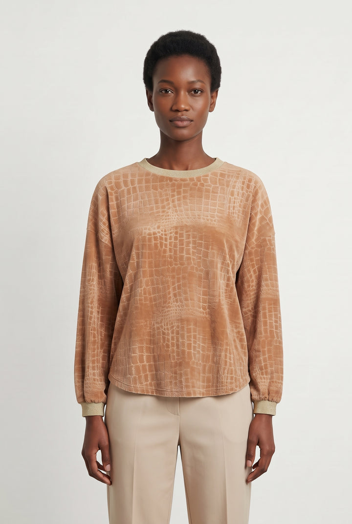 Sweat marron - Taille S/36