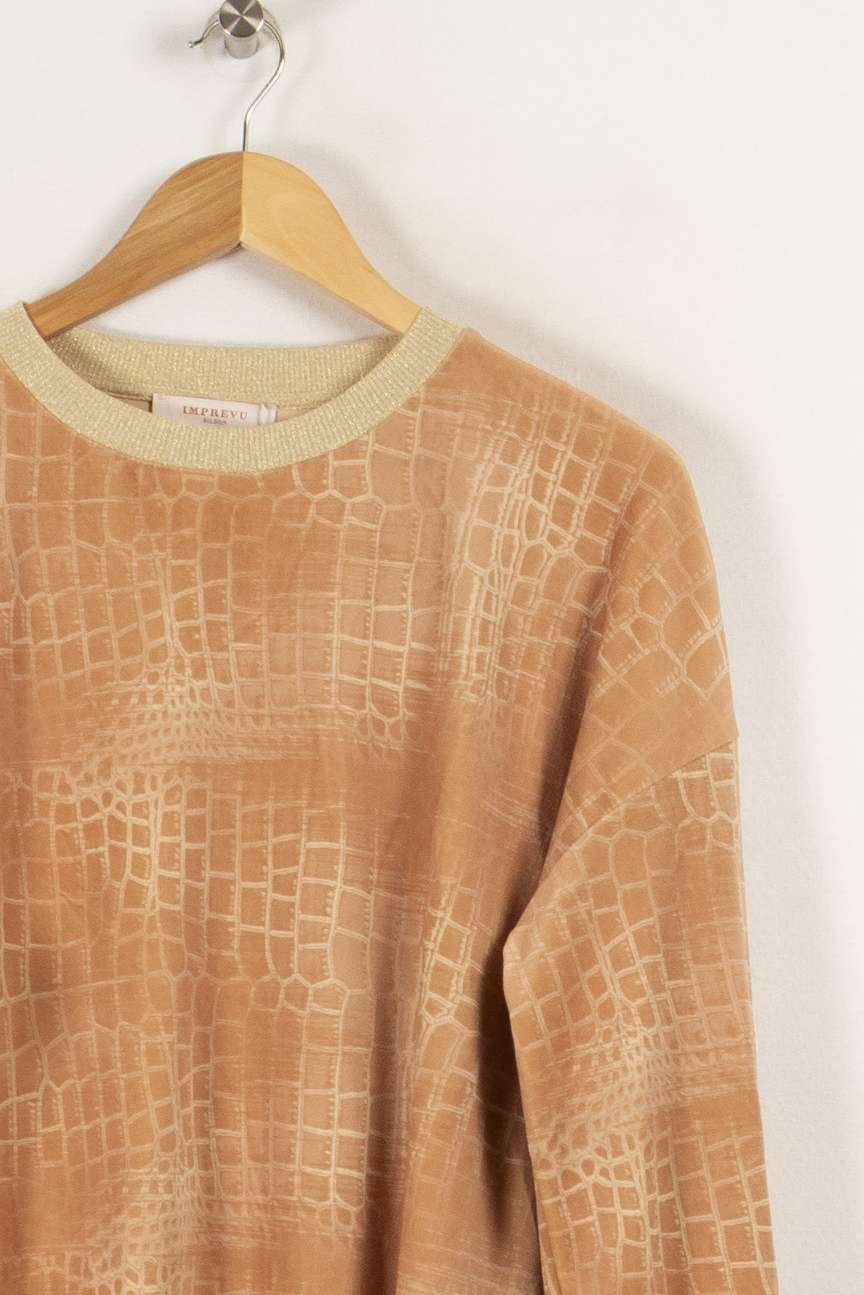 Sweat marron - Taille S/36