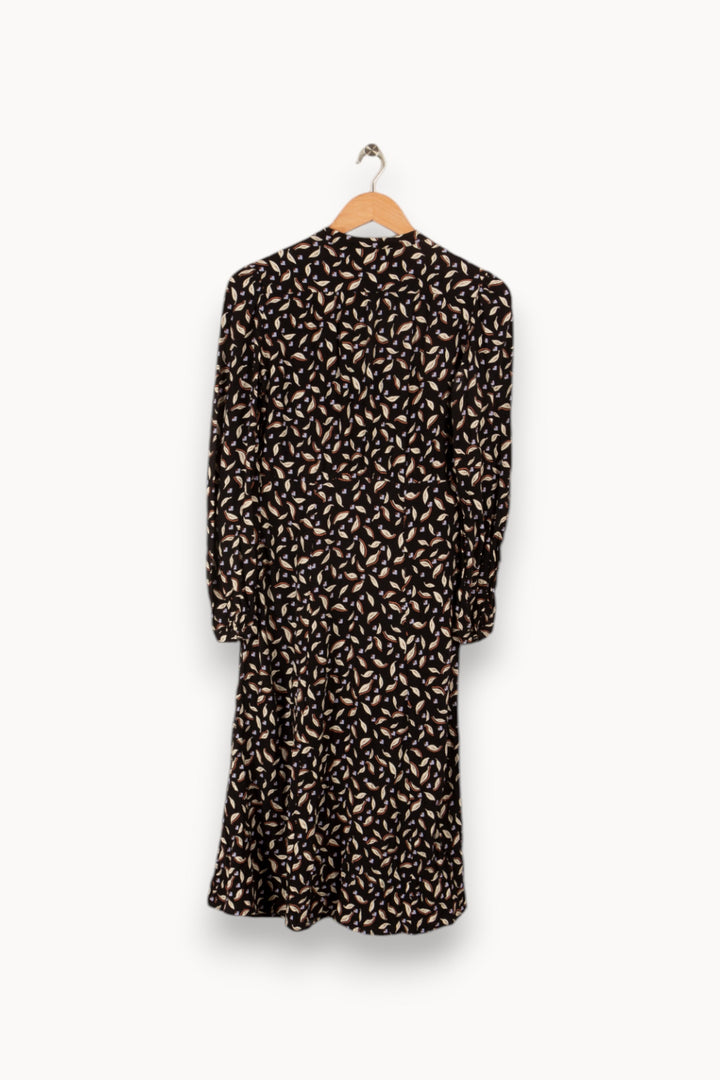 Robe noire à motifs - Taille S/36