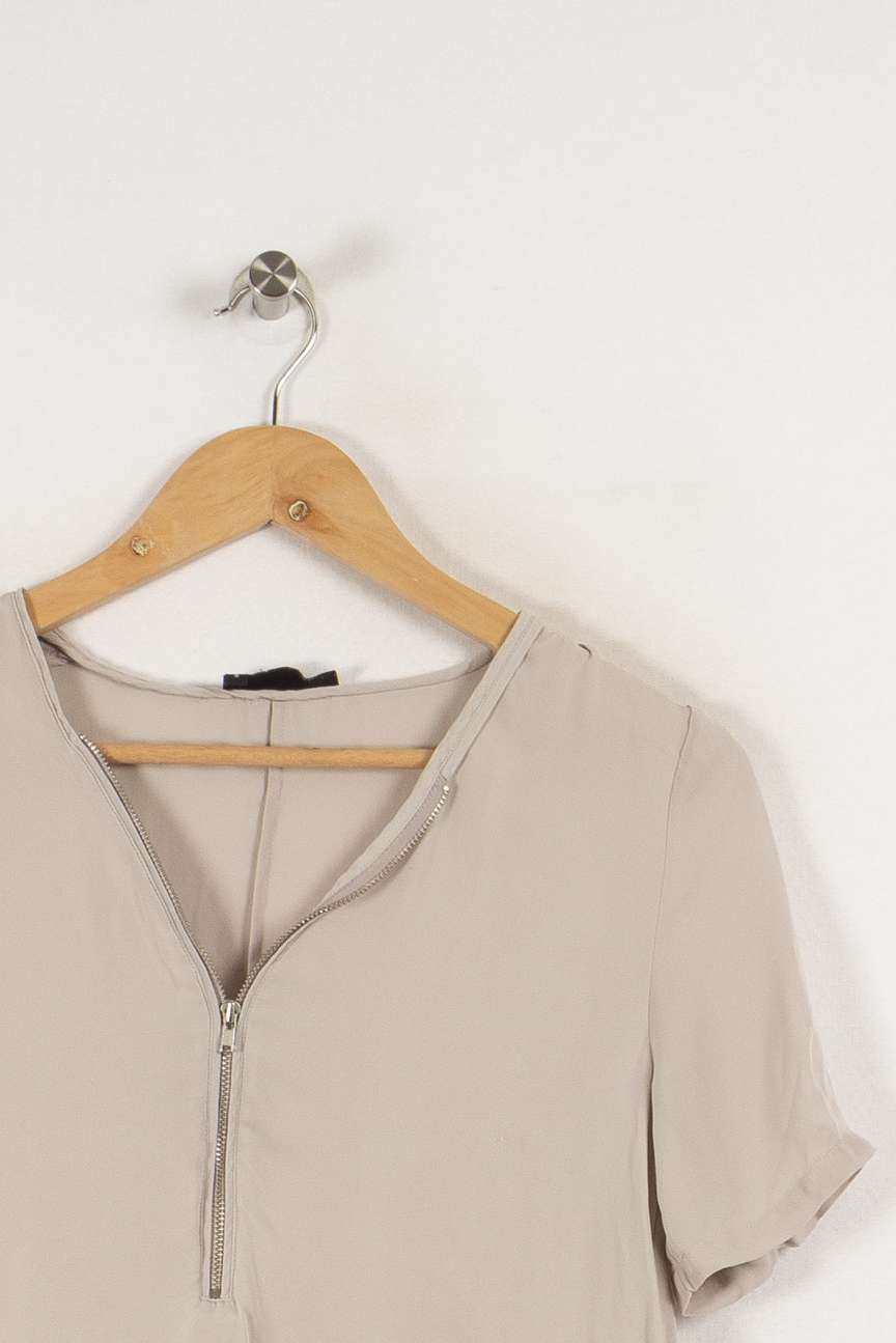 Blouse beige - Taille S/36