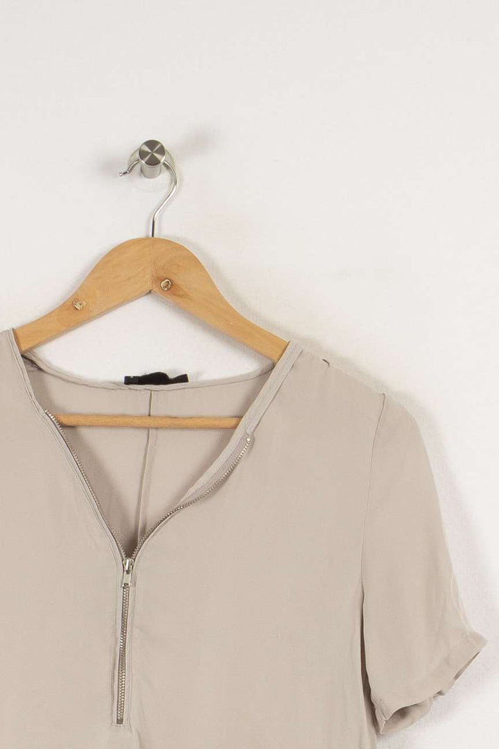 Blouse beige - Taille S/36
