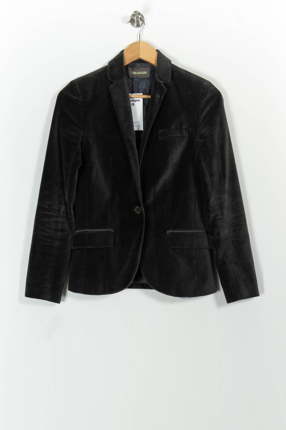 Blazer Gris - Taille XS/34 de la marque Zadig&Voltaire | PARAD22988 - Vendu par Paradigme - Image 2