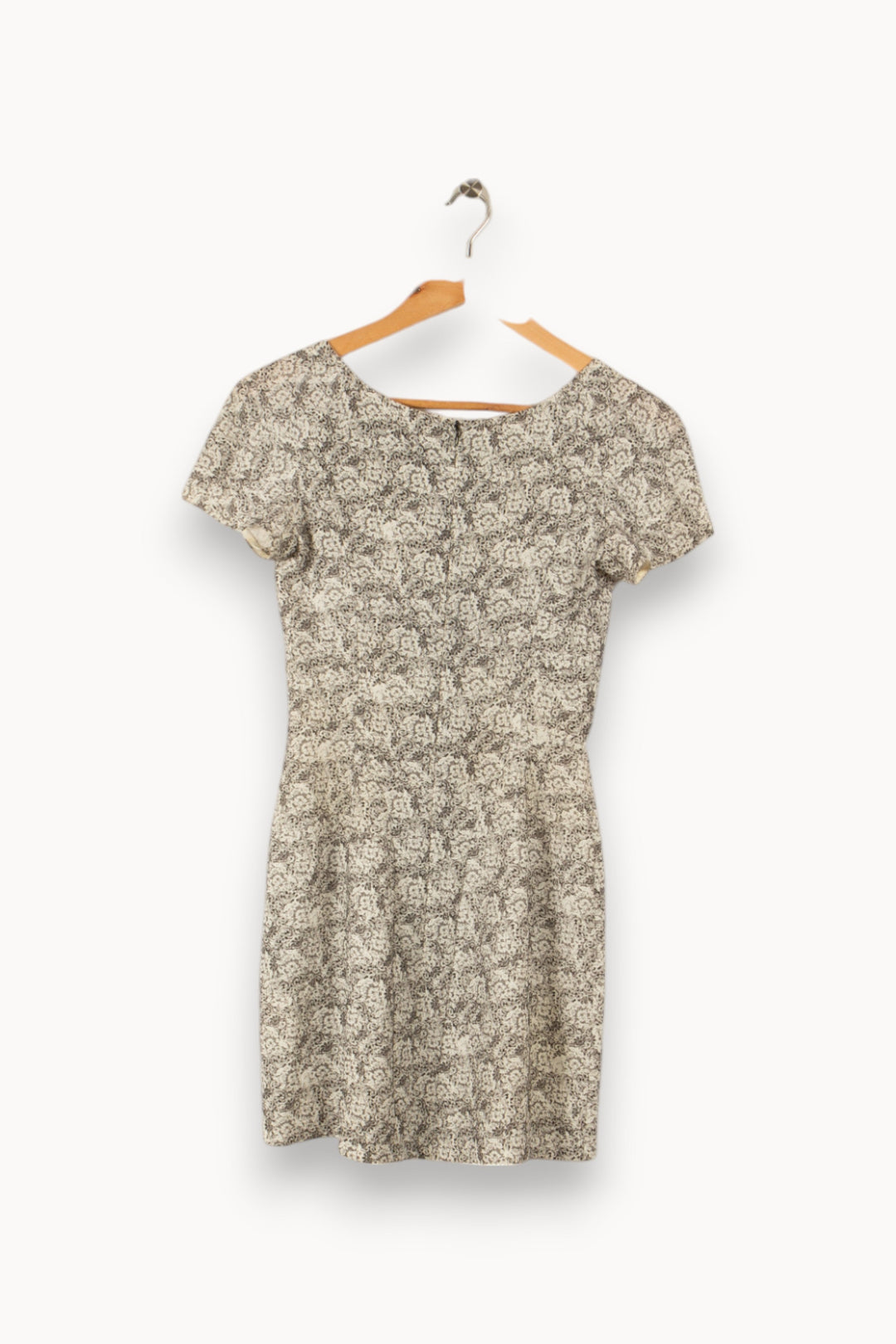 Robe grise à motifs - Taille XS/34