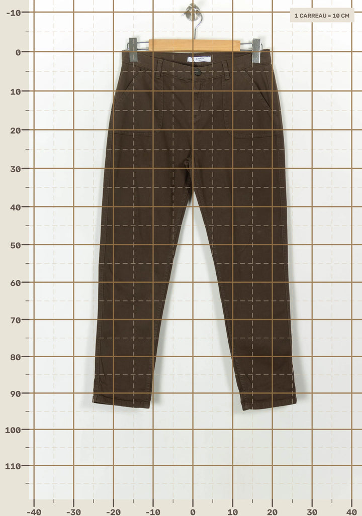 Pantalon Marron - Taille M/38 de la marque ZAPA | PARAD23066 - Vendu par Paradigme - Image 4