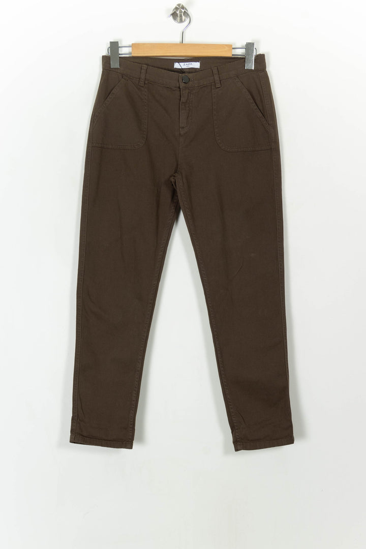 Pantalon Marron - Taille M/38 de la marque ZAPA | PARAD23066 - Vendu par Paradigme - Image 2