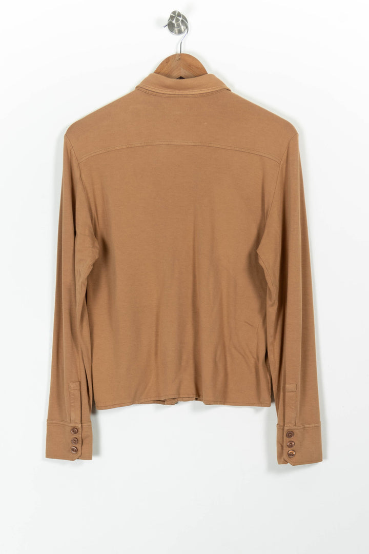 Chemise Beige - Taille L/40 de la marque Caroll | PARAD23071 - Vendu par Paradigme - Image 4