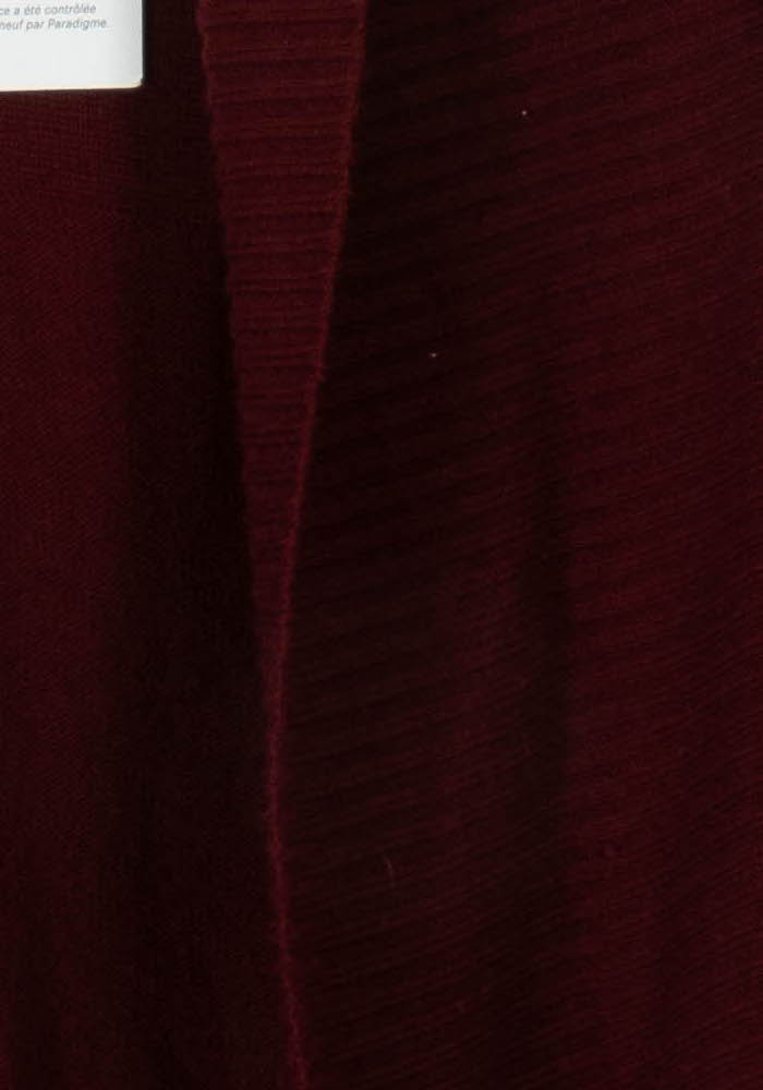 Cardigan Bordeaux - Taille L/40 de la marque Caroll | PARAD23105 - Vendu par Paradigme - Image 3