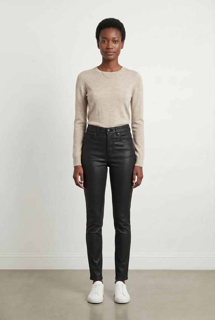 Jean Slim Noir - Taille S/36 de la marque Maison 123 | PARAD23151 - Vendu par Paradigme - Image 1