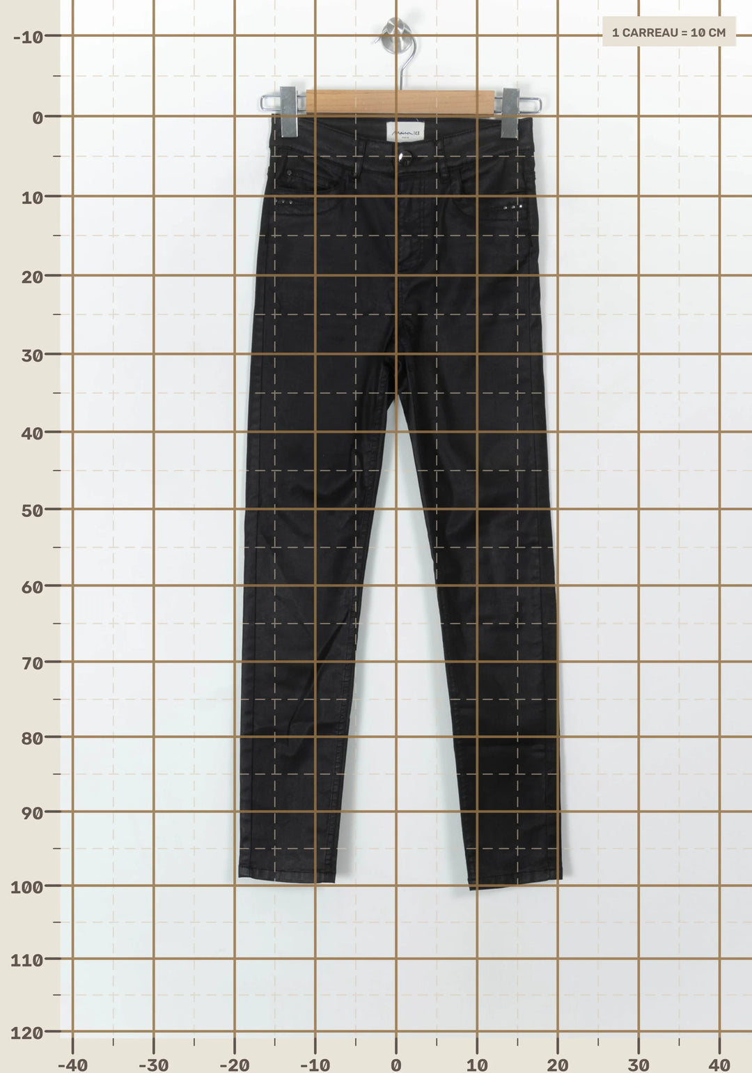 Jean Slim Noir - Taille S/36 de la marque Maison 123 | PARAD23151 - Vendu par Paradigme - Image 4