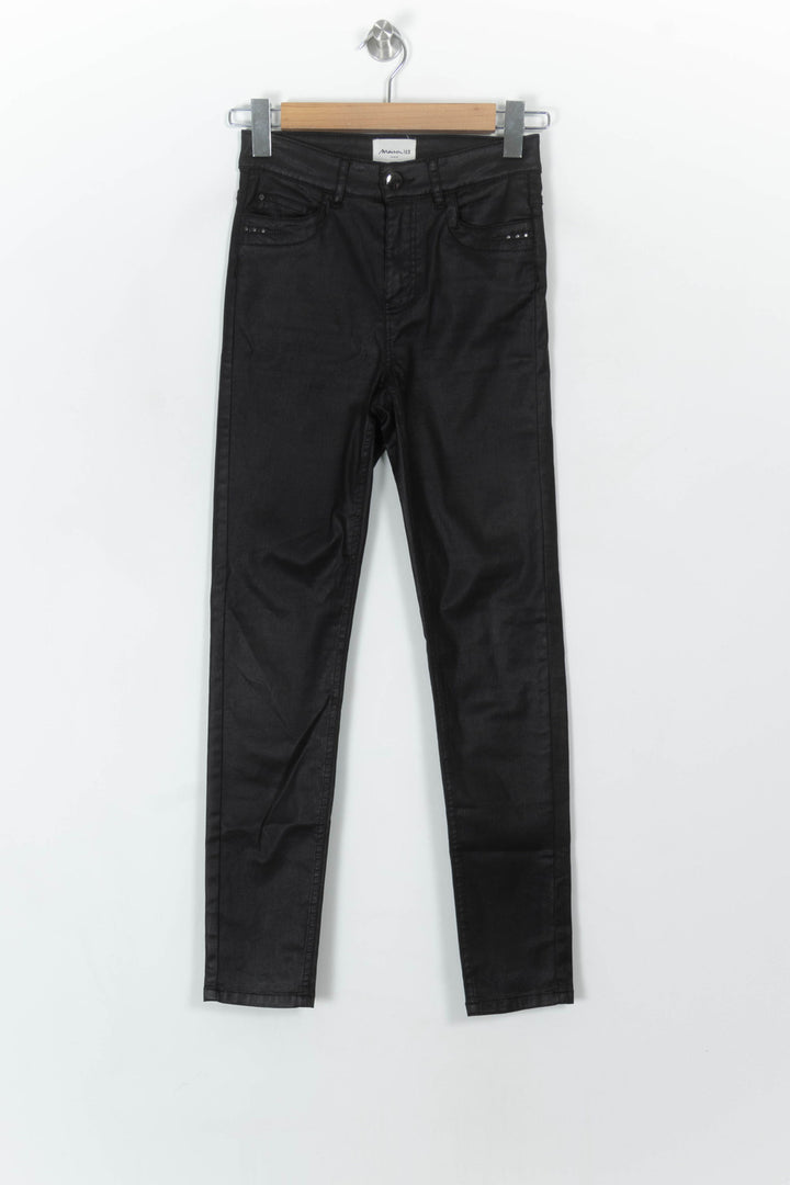 Jean Slim Noir - Taille S/36 de la marque Maison 123 | PARAD23151 - Vendu par Paradigme - Image 2
