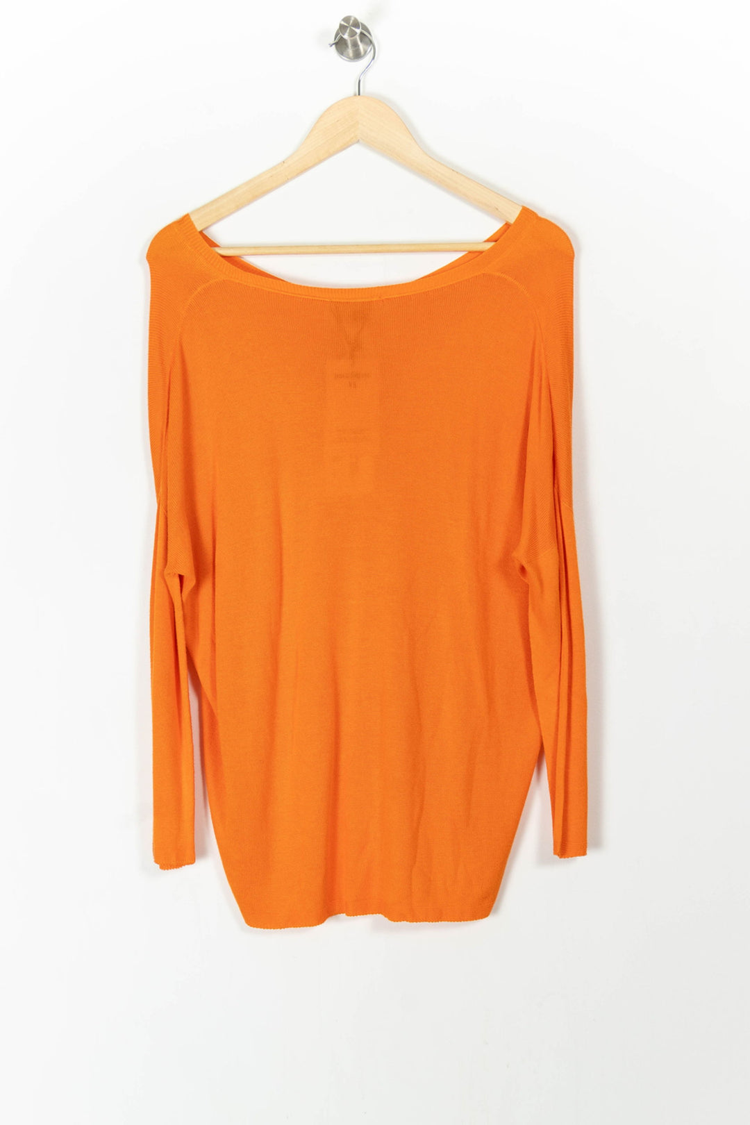 Pull Col V Orange - Taille S/36 de la marque Maison Montagut | PARAD23157 - Vendu par Paradigme - Image 4