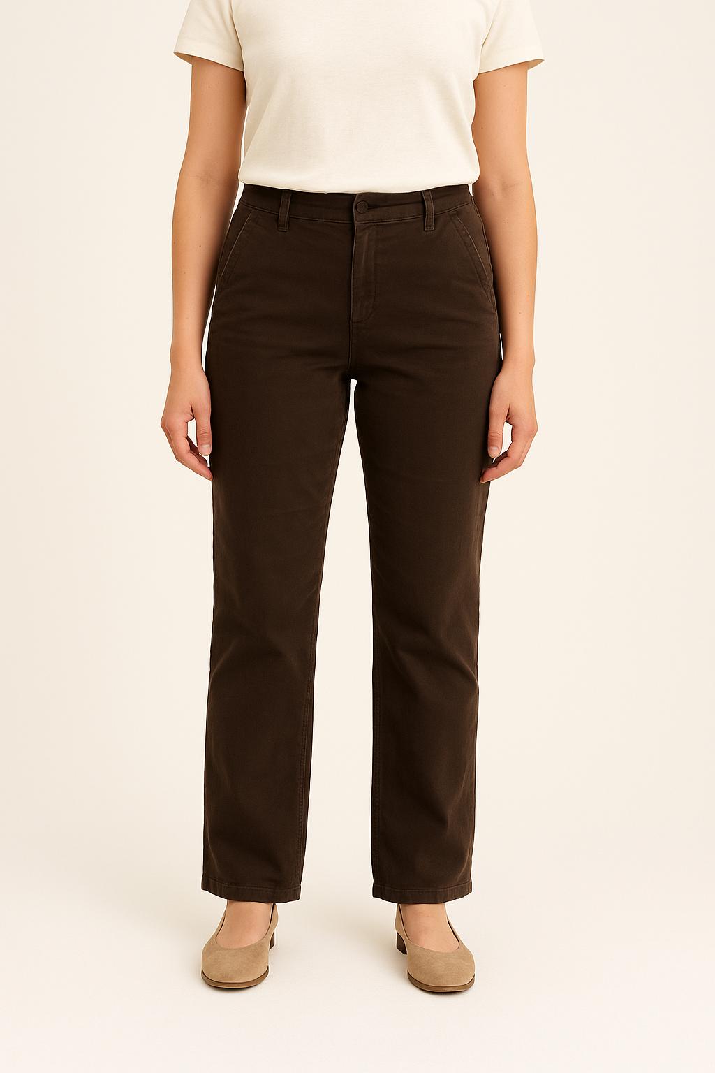 Pantalon Marron - Taille L/40 de la marque Comptoir des Cotonniers | PARAD23163 - Vendu par Paradigme - Image 1