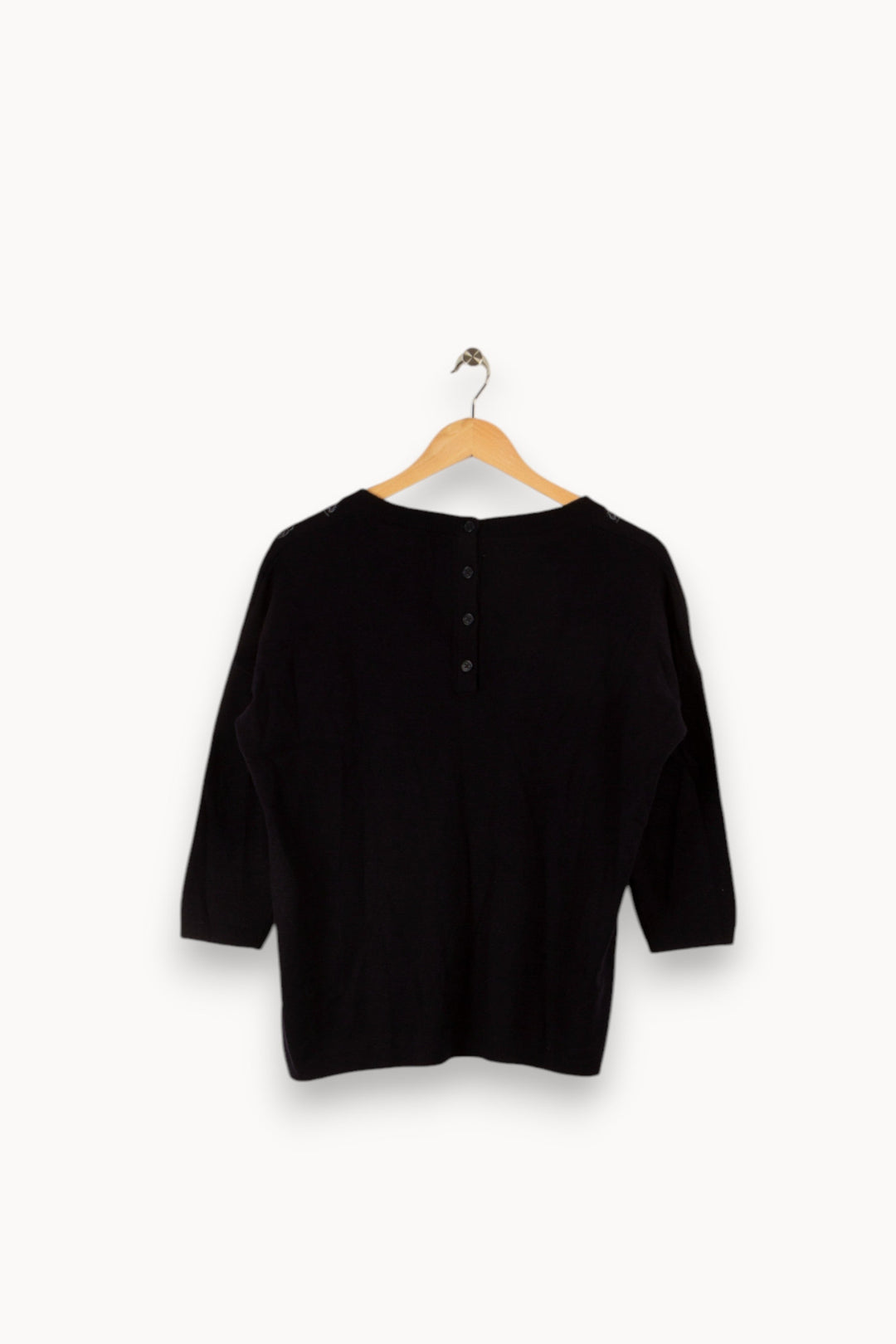 Pull bleu nuit avec motifs - Taille L/40