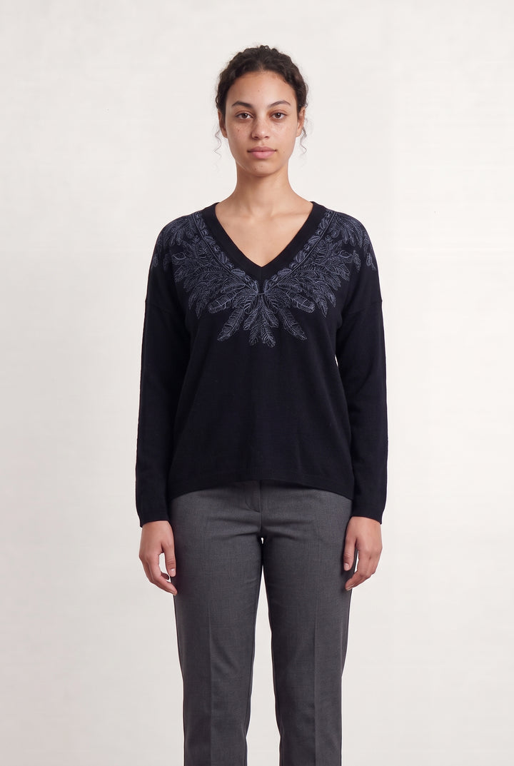 Pull Bleu - Taille L/40 de la marque Bérénice | PARAD23164 - Vendu par Paradigme - Image 1