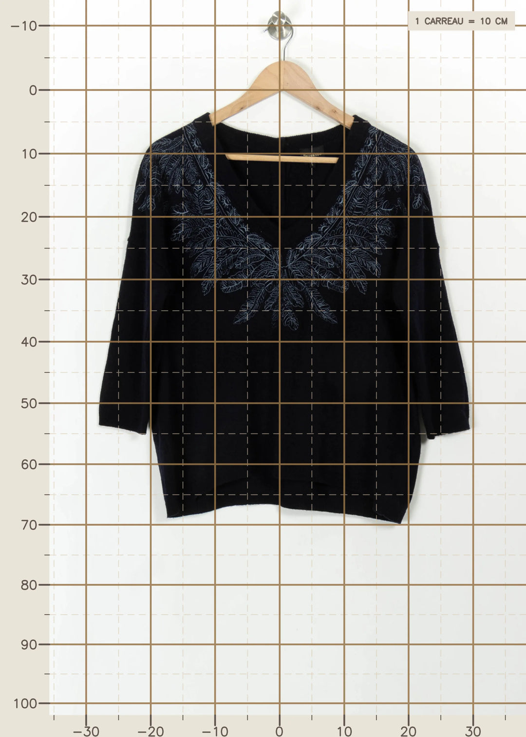 Pull Bleu - Taille L/40 de la marque Bérénice | PARAD23164 - Vendu par Paradigme - Image 4