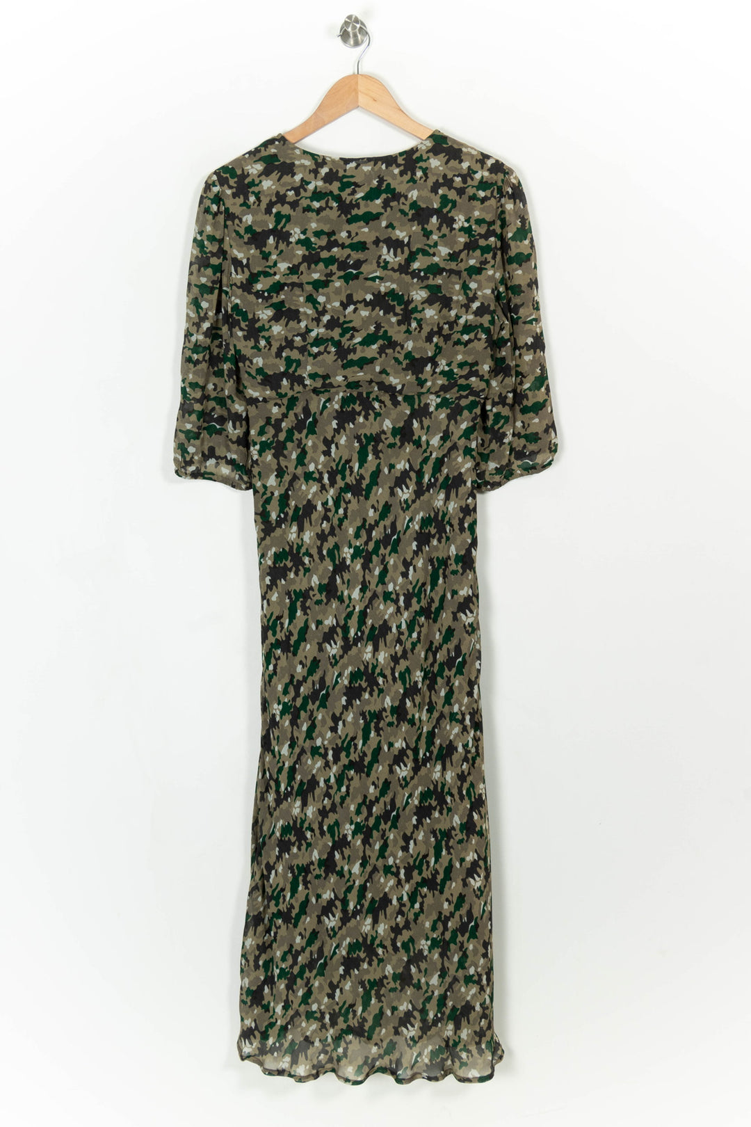 Robe Longue Verte et Kaki - Taille L/40 de la marque IKKS | PARAD23200 - Vendu par Paradigme - Image 4