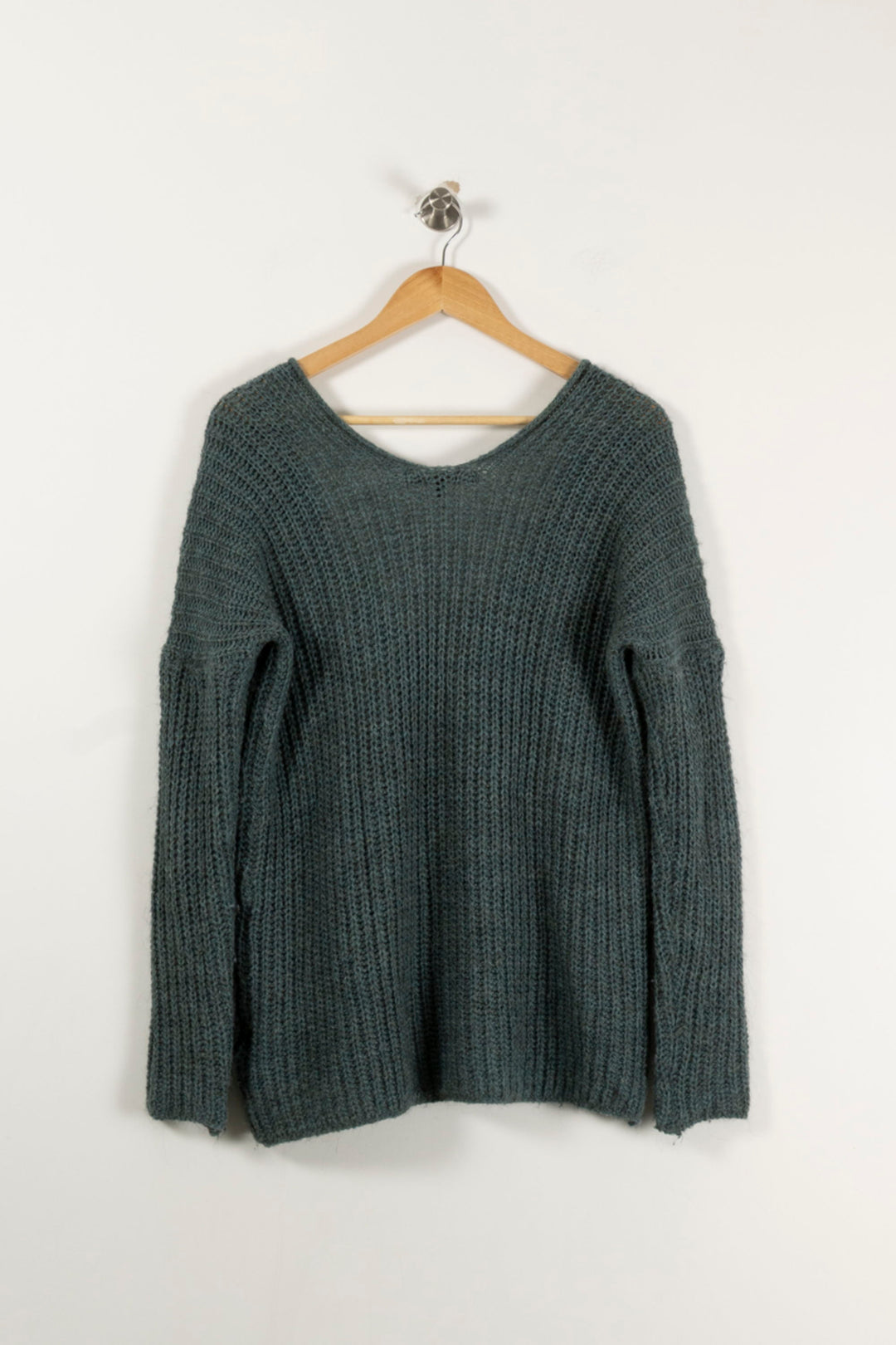 Pull Vert - Taille XS/34 de la marque La Fée Maraboutée | PARAD23277 - Vendu par Paradigme - Image 4