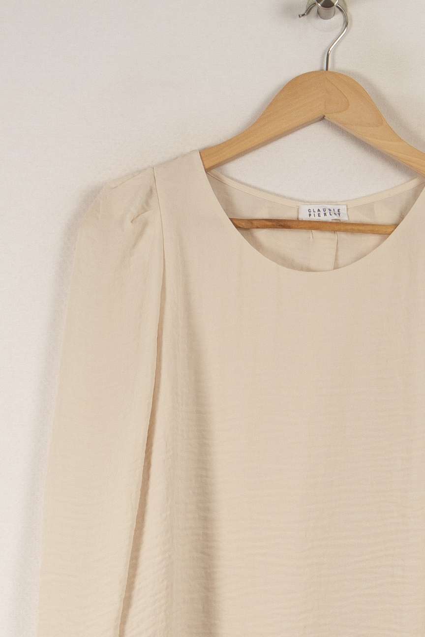 Blouse beige - Taille S/36
