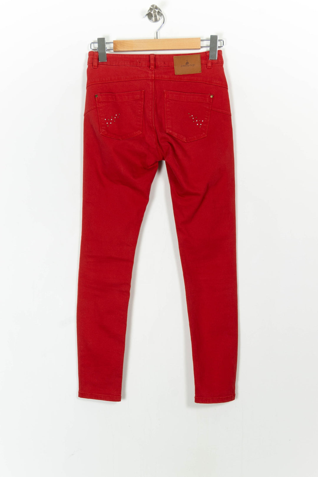 Jean Rouge - Taille XS/34 de la marque One Step | PARAD23289 - Vendu par Paradigme - Image 4