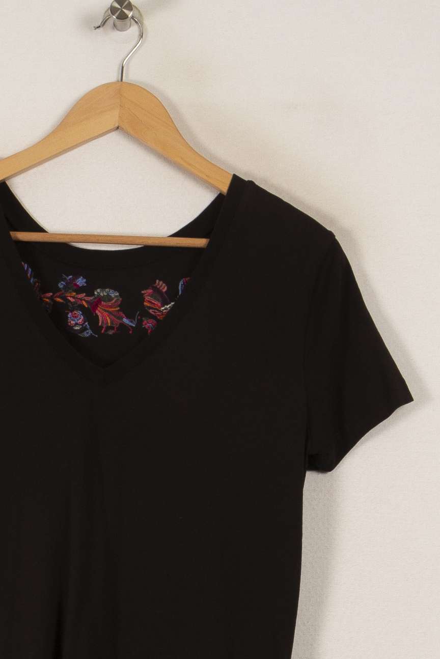 Robe noire - Taille S/36 de la marque La Fée Maraboutée | PARAD23362 - Vendu par Paradigme - Image 2