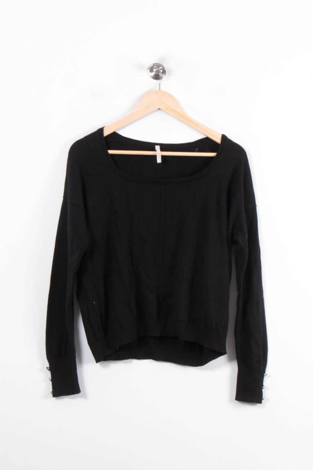 Pull Noir - Taille L/40 de la marque I.Code | PARAD23387 - Vendu par Paradigme - Image 2