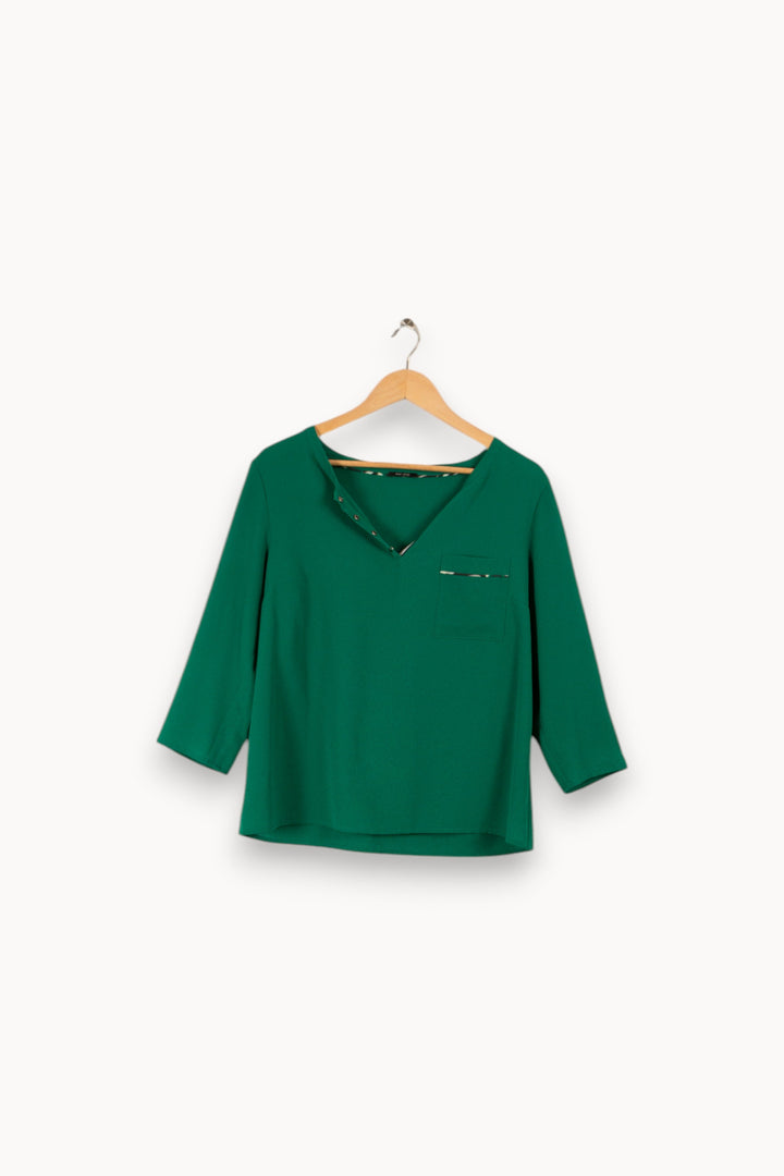 Blouse verte - Taille L/40