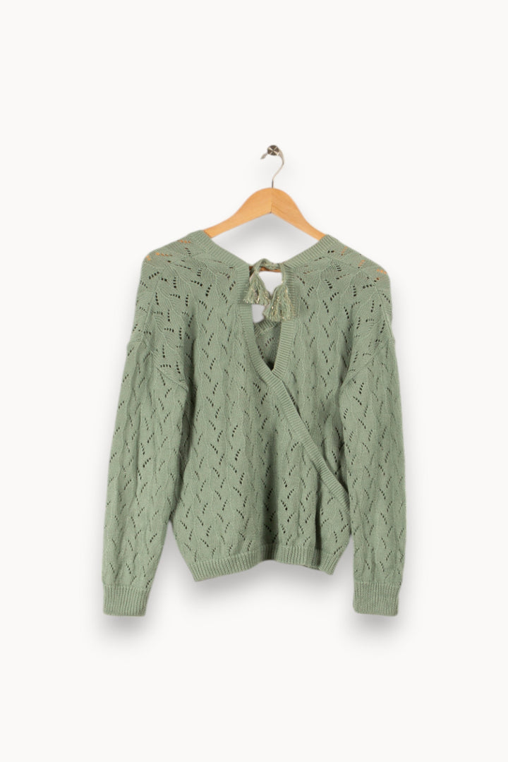 Pull vert - Taille S/36