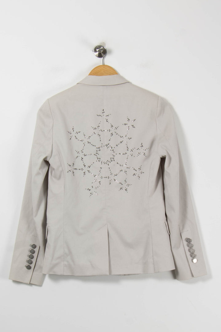 Blazer Gris - Taille S/36 de la marque Zadig&Voltaire | PARAD23464 - Vendu par Paradigme - Image 4