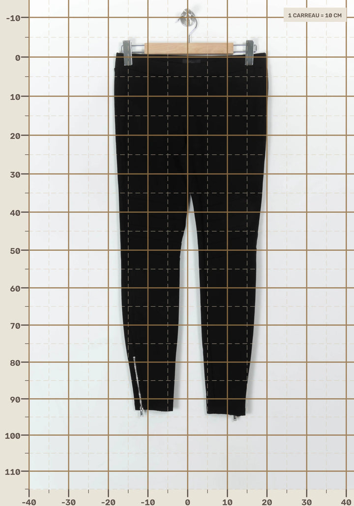 Legging Noir - Taille XL/42 de la marque IKKS | PARAD23469 - Vendu par Paradigme - Image 4