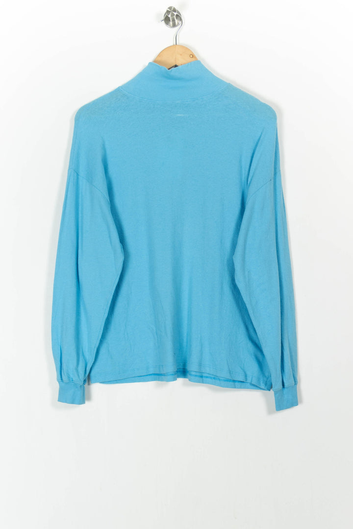 Tee-shirt Bleu - Taille S/36 de la marque American Vintage | PARAD23552 - Vendu par Paradigme - Image 4