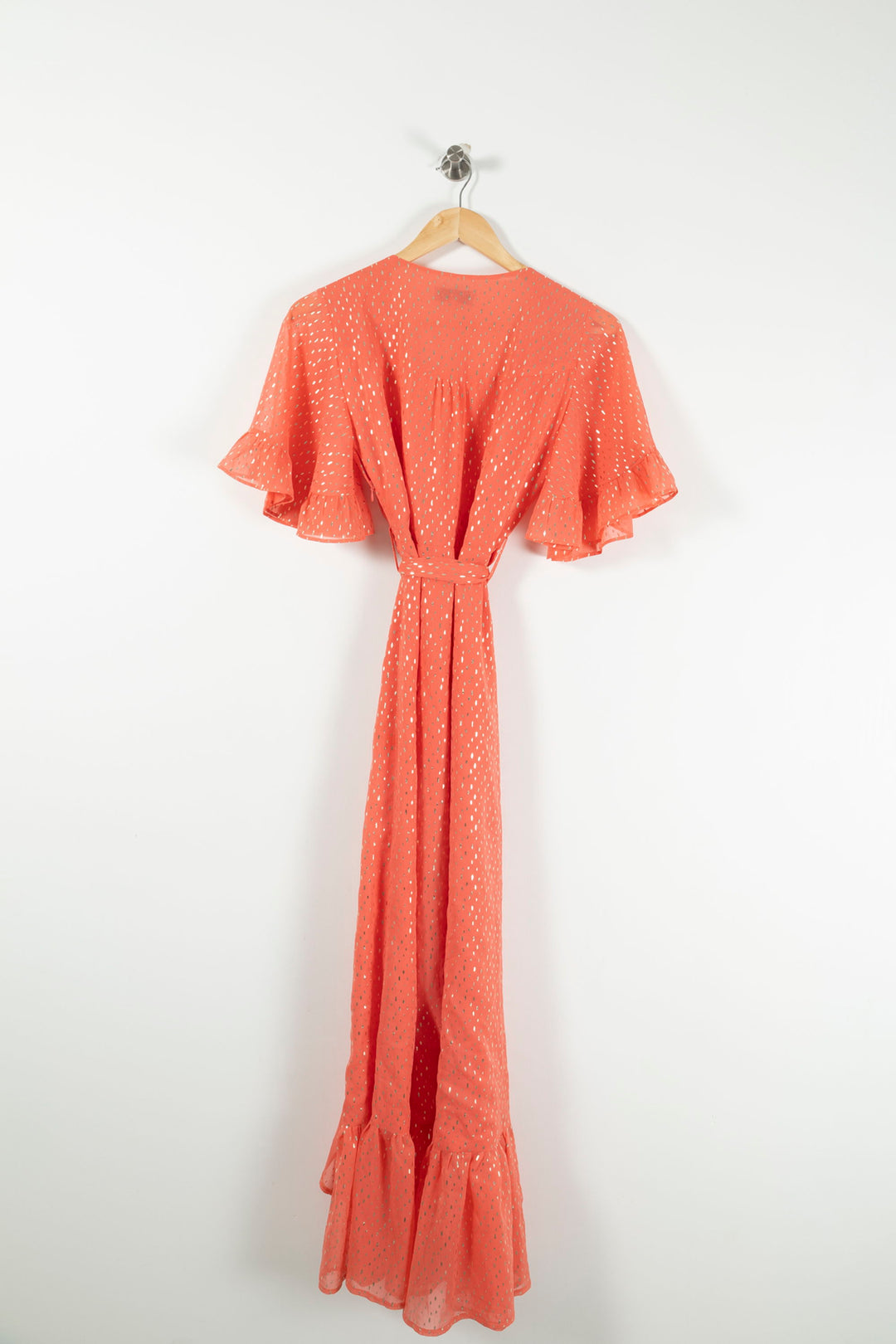 Robe Longue Orange - Taille XS/34 de la marque Opullence | PARAD23615 - Vendu par Paradigme - Image 4