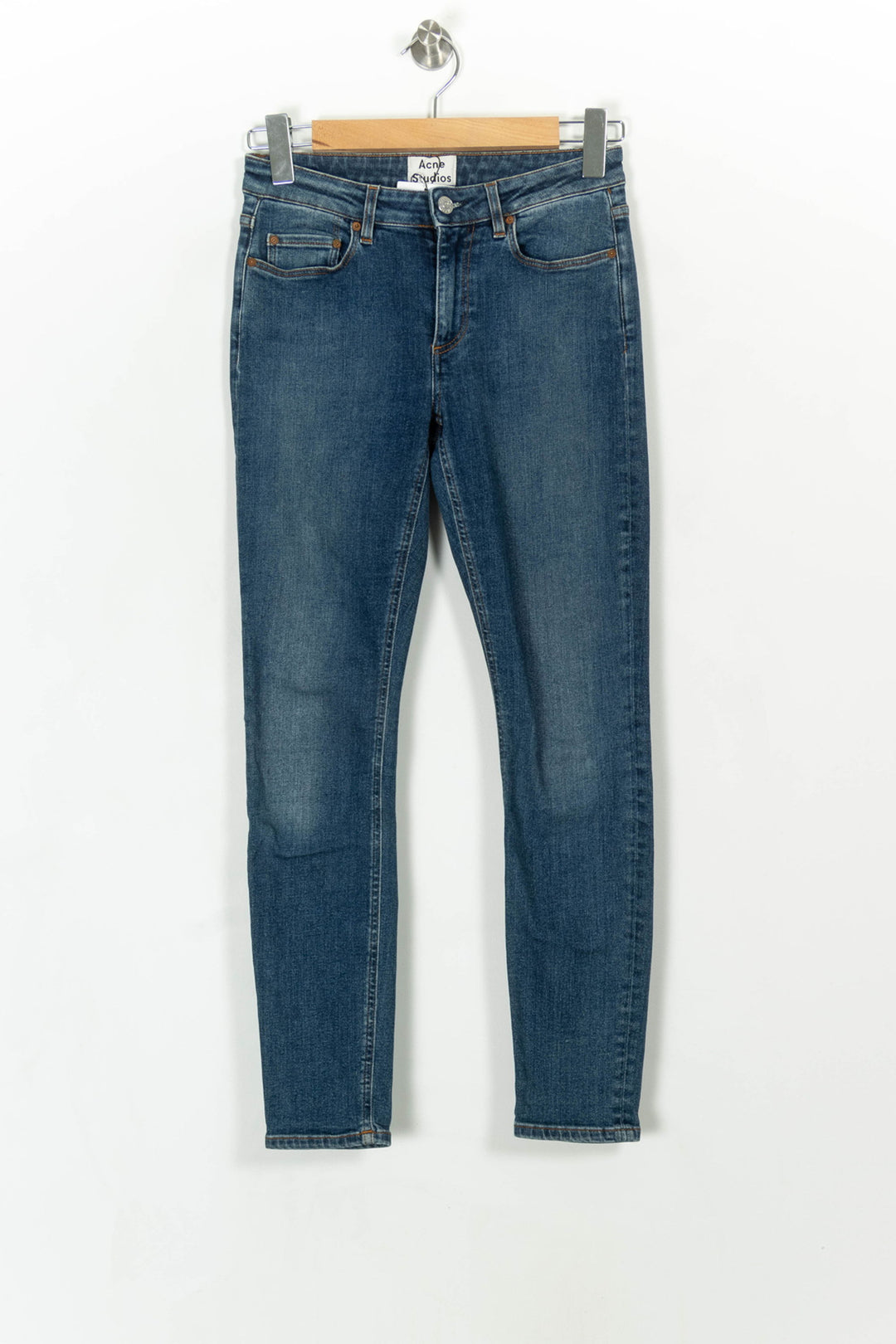 Jean Slim Bleu - Taille S/36 de la marque Acne Studios | PARAD23617 - Vendu par Paradigme - Image 2