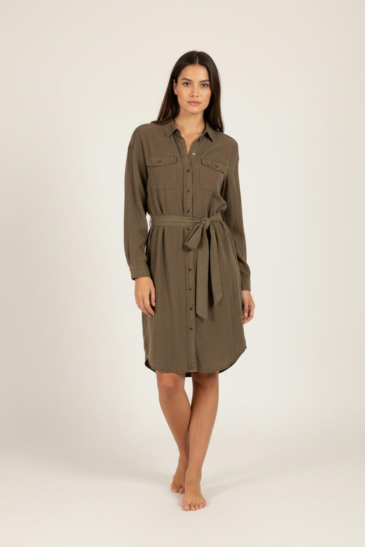 Robe vert kaki - Taille XL/42