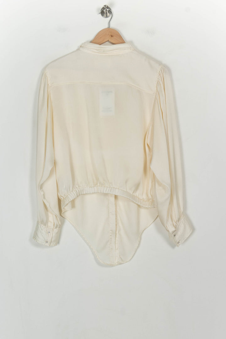 Blouse Beige - Taille L/40 de la marque ba&amp;sh | PARAD23628 - Vendu par Paradigme - Image 5