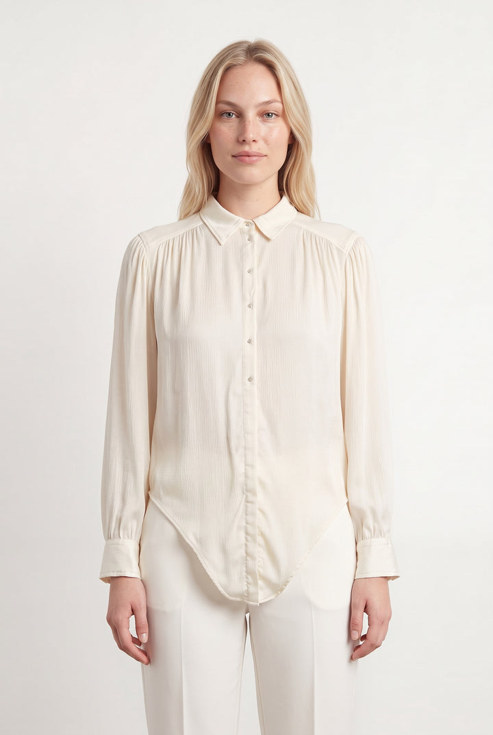 Blouse Beige - Taille L/40 de la marque ba&amp;sh | PARAD23628 - Vendu par Paradigme - Image 1