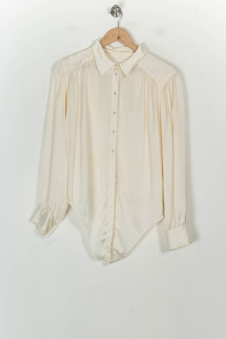 Blouse Beige - Taille L/40 de la marque ba&amp;sh | PARAD23628 - Vendu par Paradigme - Image 2
