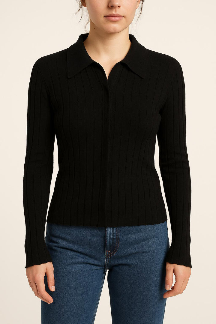 Cardigan Noir - Taille XL/42 de la marque Sandro | PARAD23677 - Vendu par Paradigme - Image 1