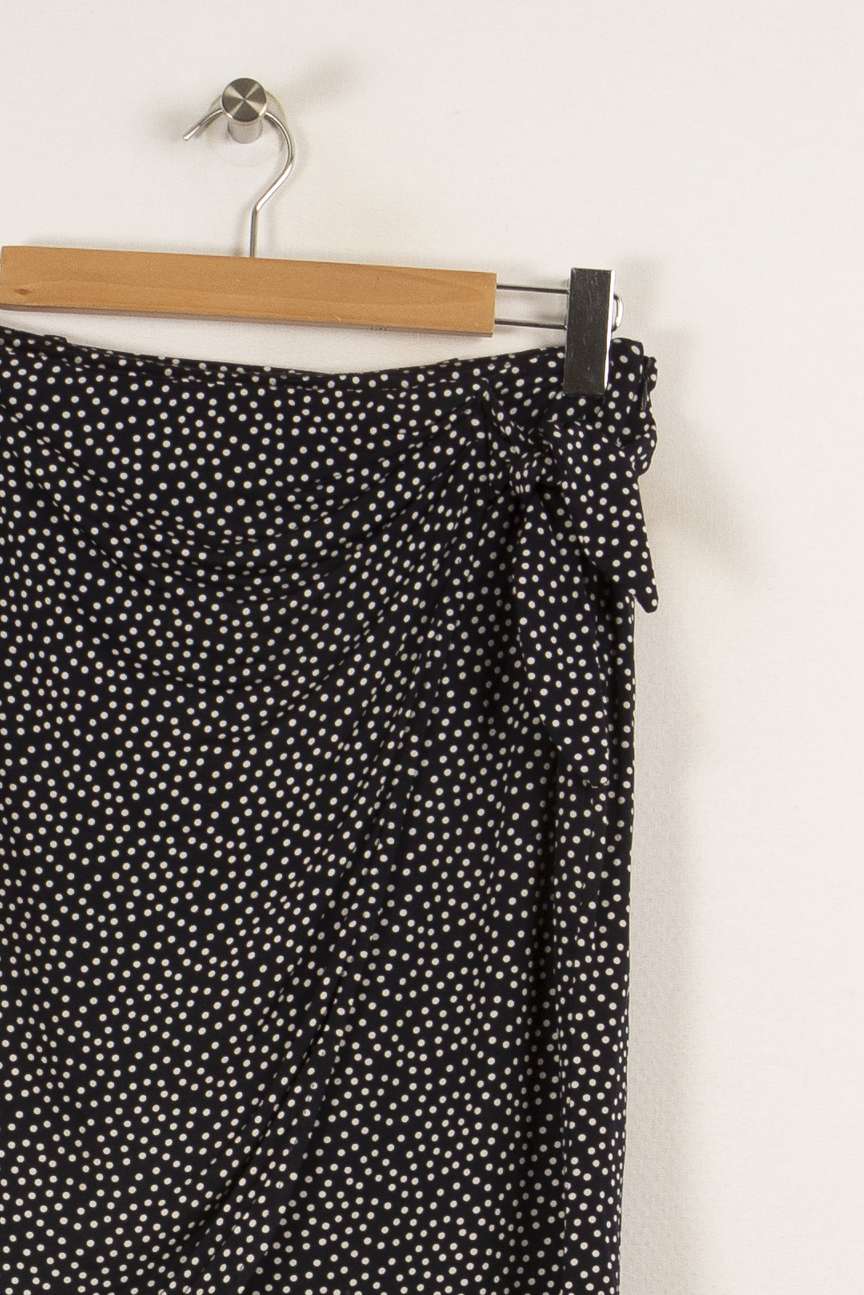 Jupe à pois blancs - Taille L/40