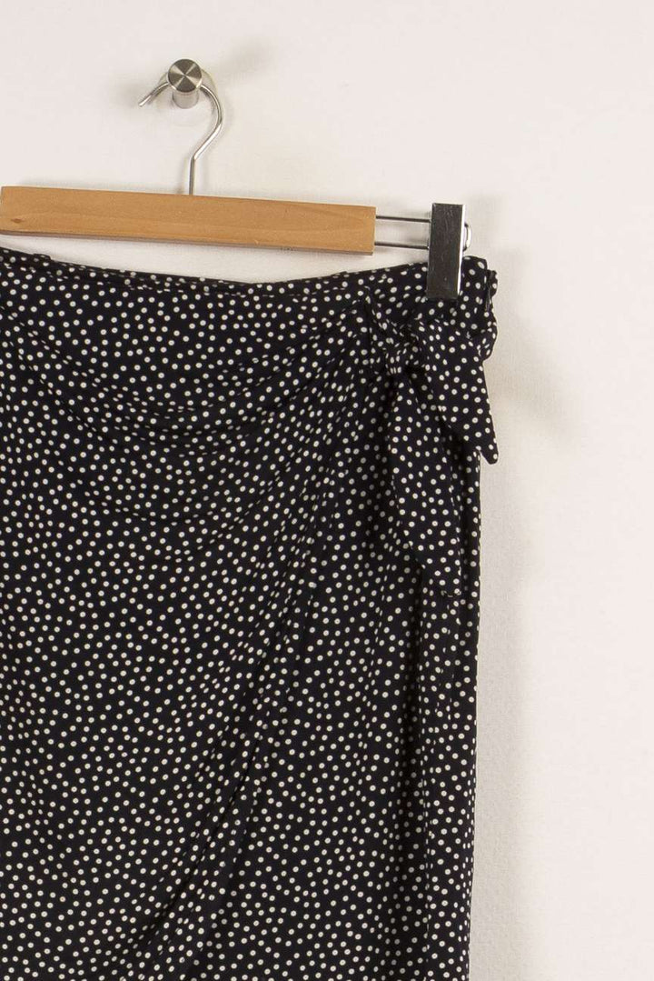 Jupe à pois blancs - Taille L/40