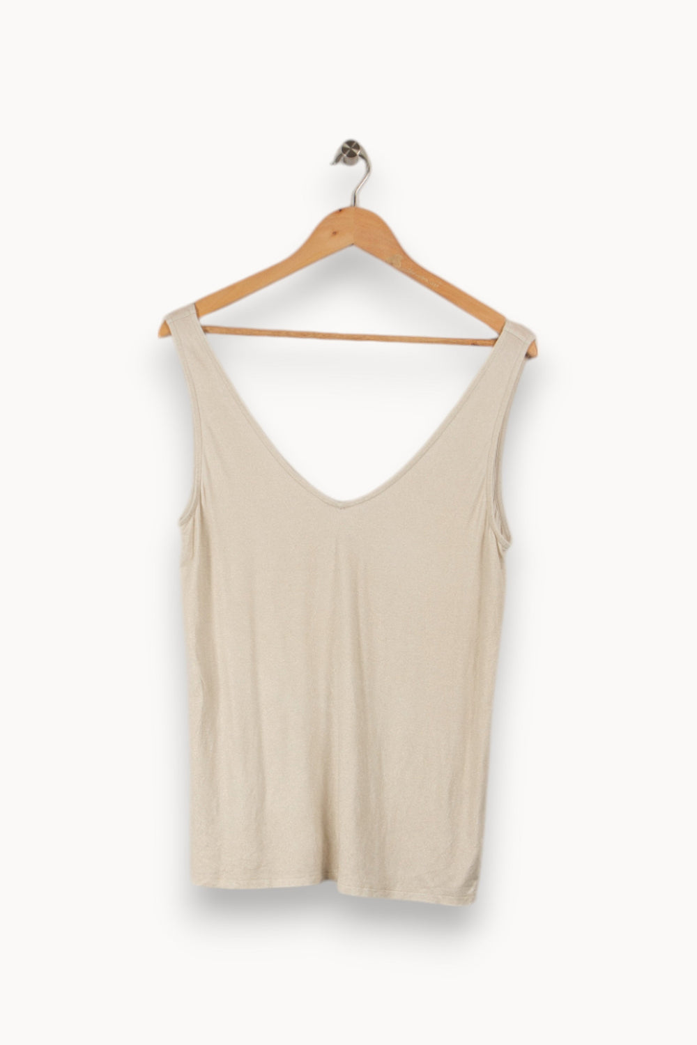 Débardeur beige pailleté - Taille S/36