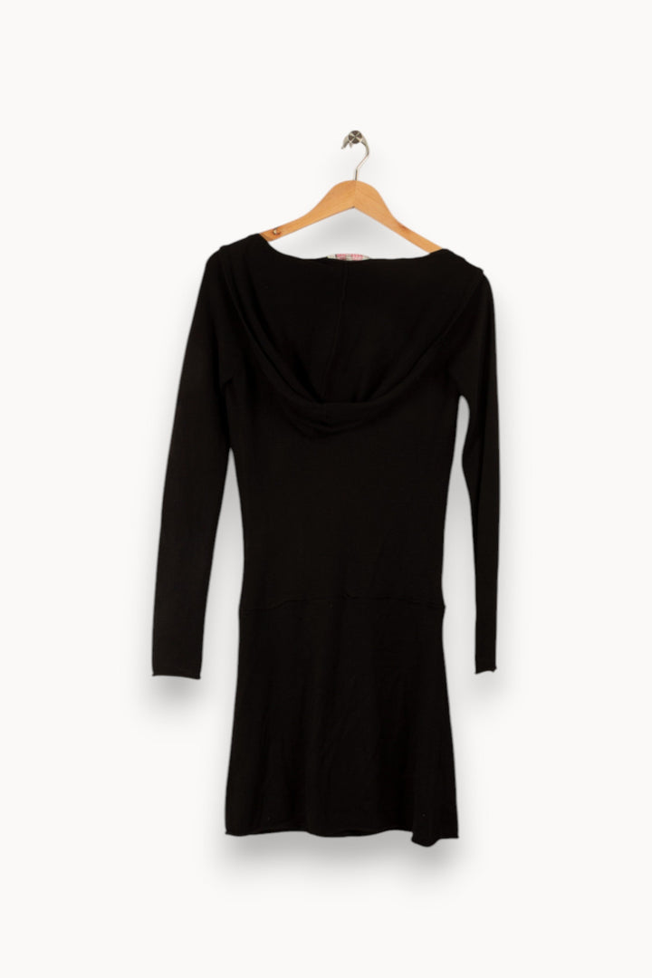 Robe à capuche en soie-cachemire - Taille S/36