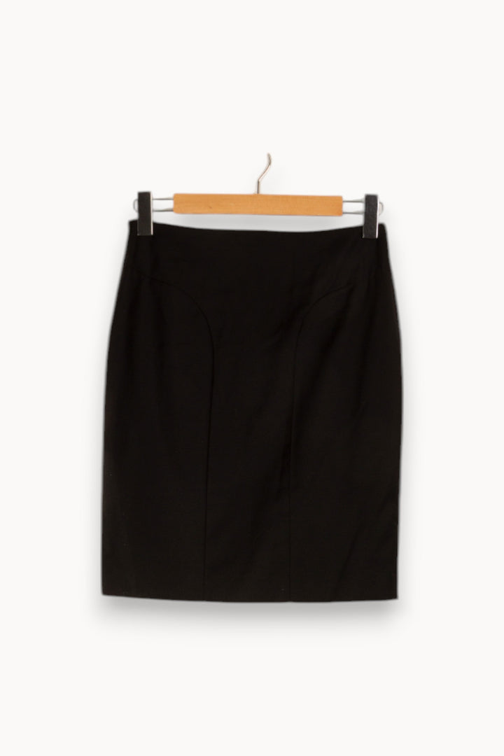 Jupe Clara en laine noire - Taille M/38