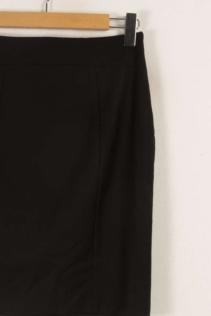 Jupe Clara en laine noire - Taille M/38