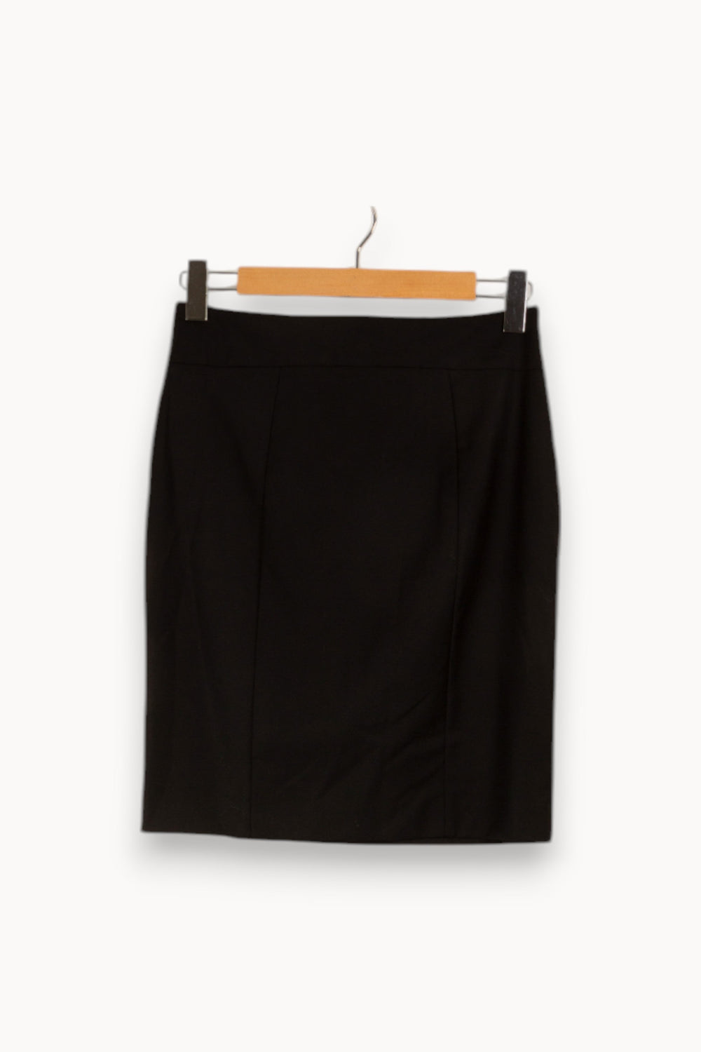 Jupe Clara en laine noire - Taille M/38