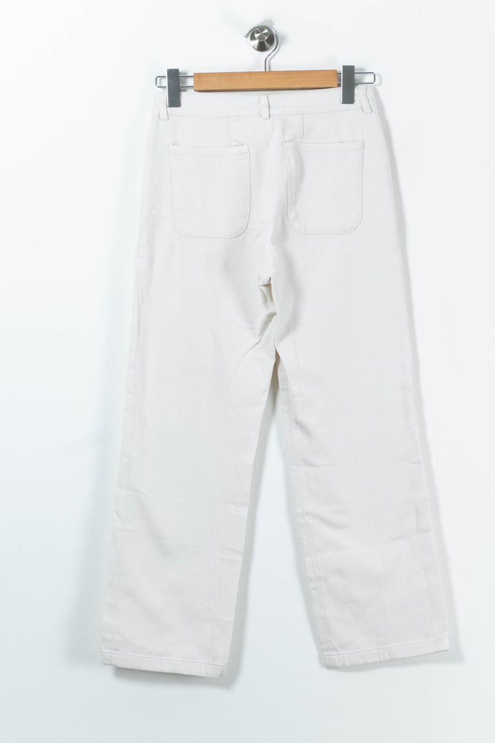 Pantalon Blanc - Taille XS/34 de la marque A.P.C. | PARAD23784 - Vendu par Paradigme - Image 4