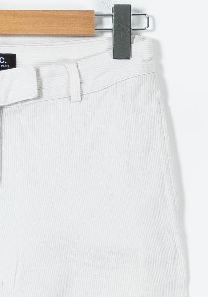 Pantalon Blanc - Taille XS/34 de la marque A.P.C. | PARAD23784 - Vendu par Paradigme - Image 3