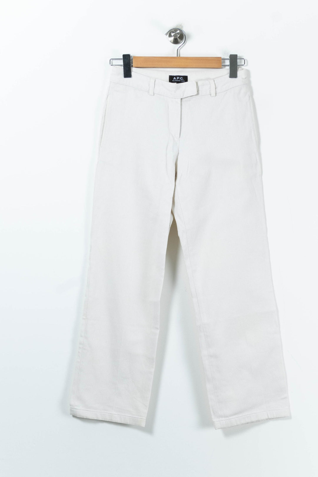 Pantalon Blanc - Taille XS/34 de la marque A.P.C. | PARAD23784 - Vendu par Paradigme - Image 2