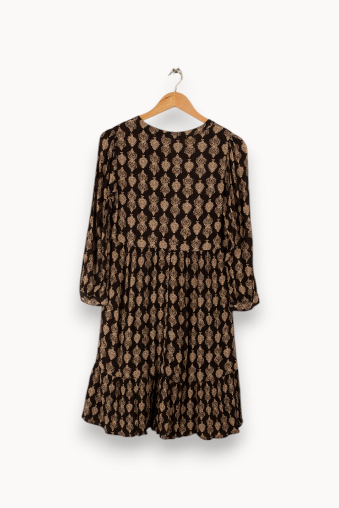 Robe noire à motifs - Taille XS/34