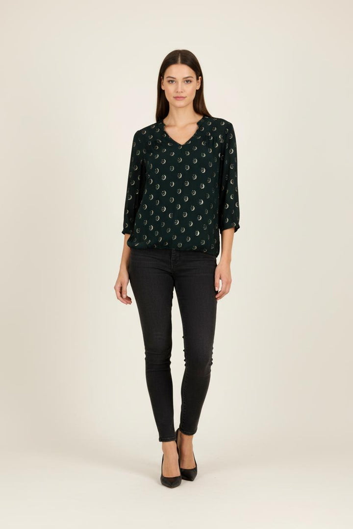 Blouse bleue - Taille XS/34