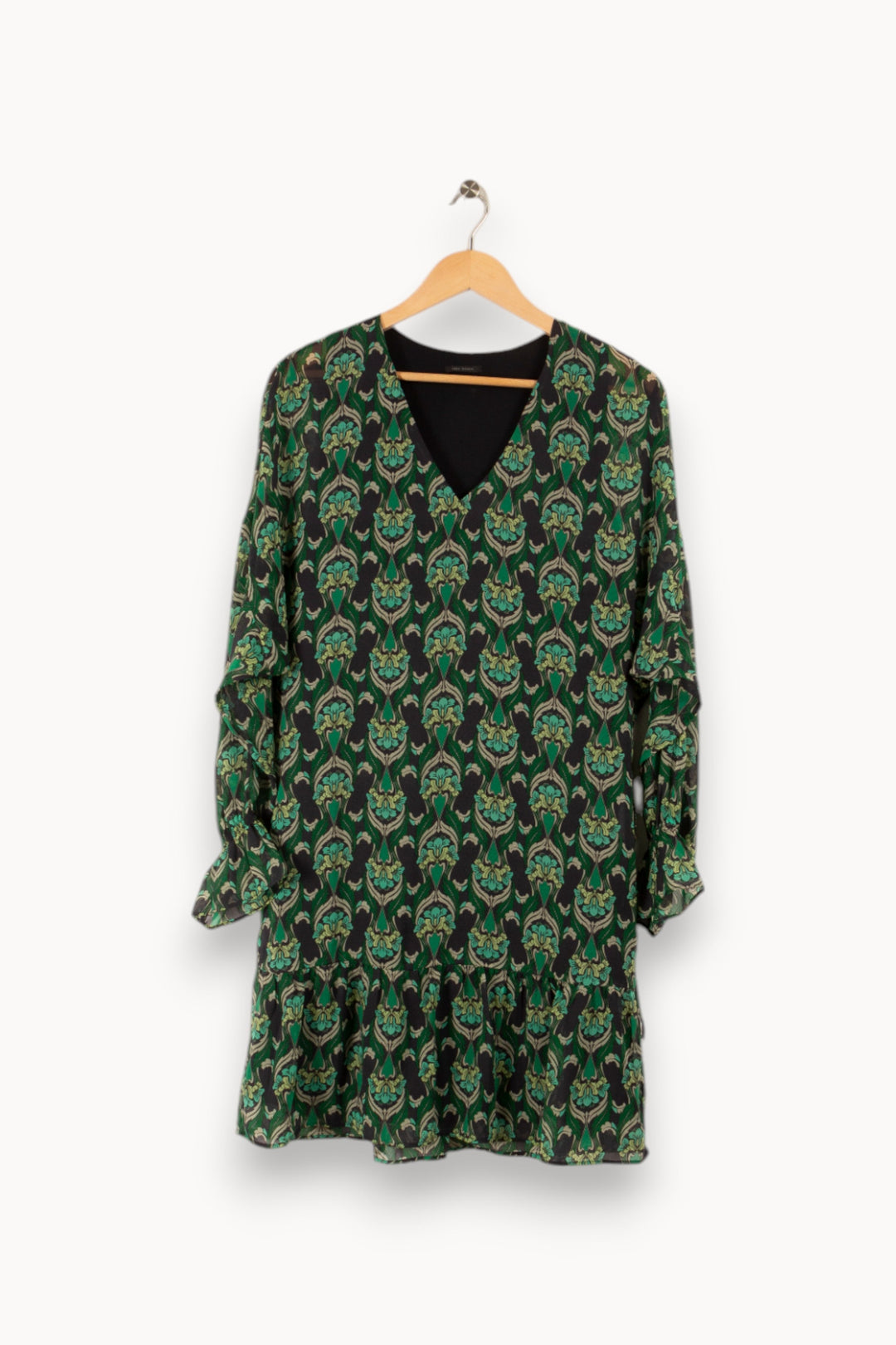 Robe bleue et verte - Taille S/36